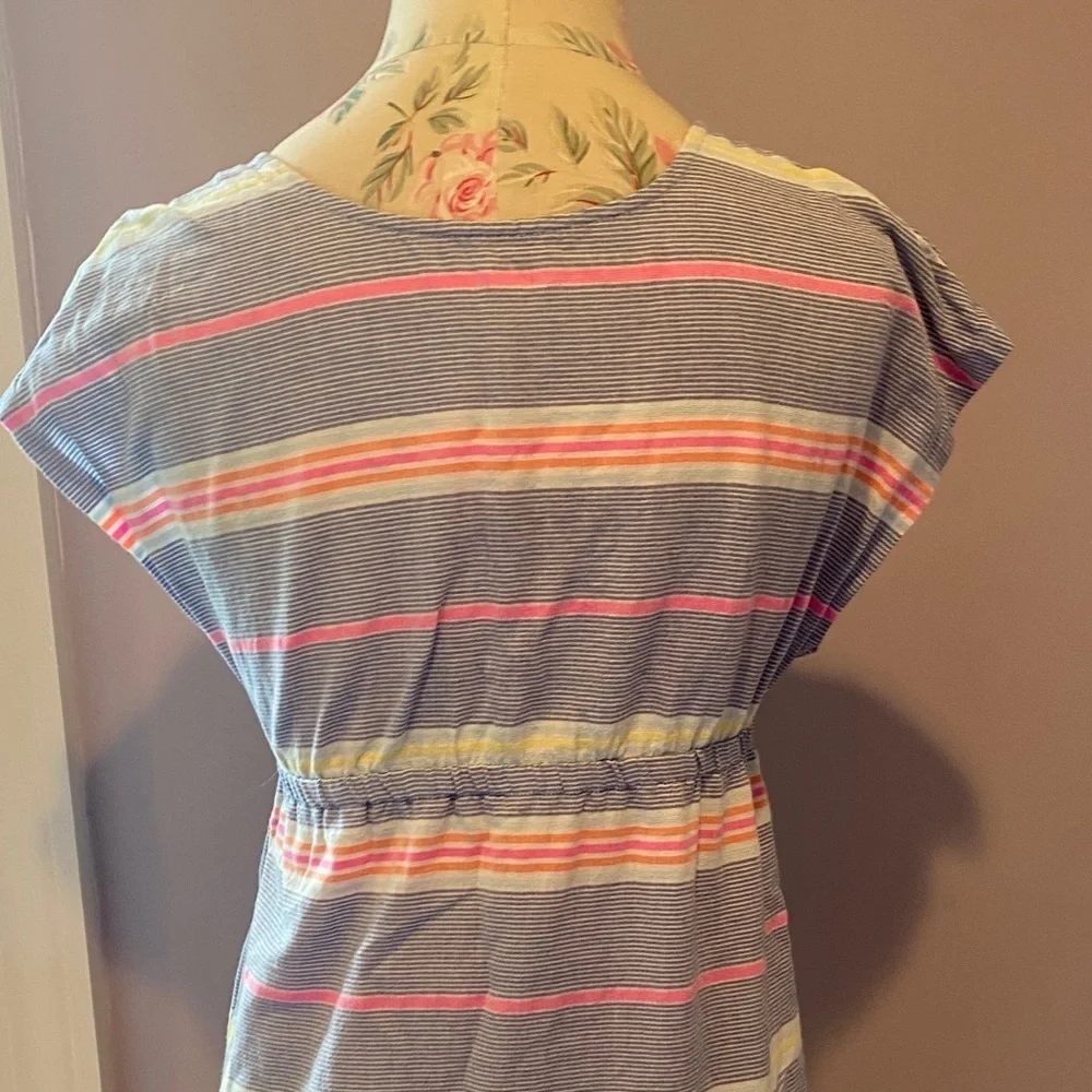 Vineyard Vines Striped Kids Swim Coverup